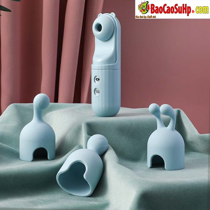 Sextoys Pure Solo Panda Cute B máy hút rung 3 đầu thay thế chất lượng Amazon