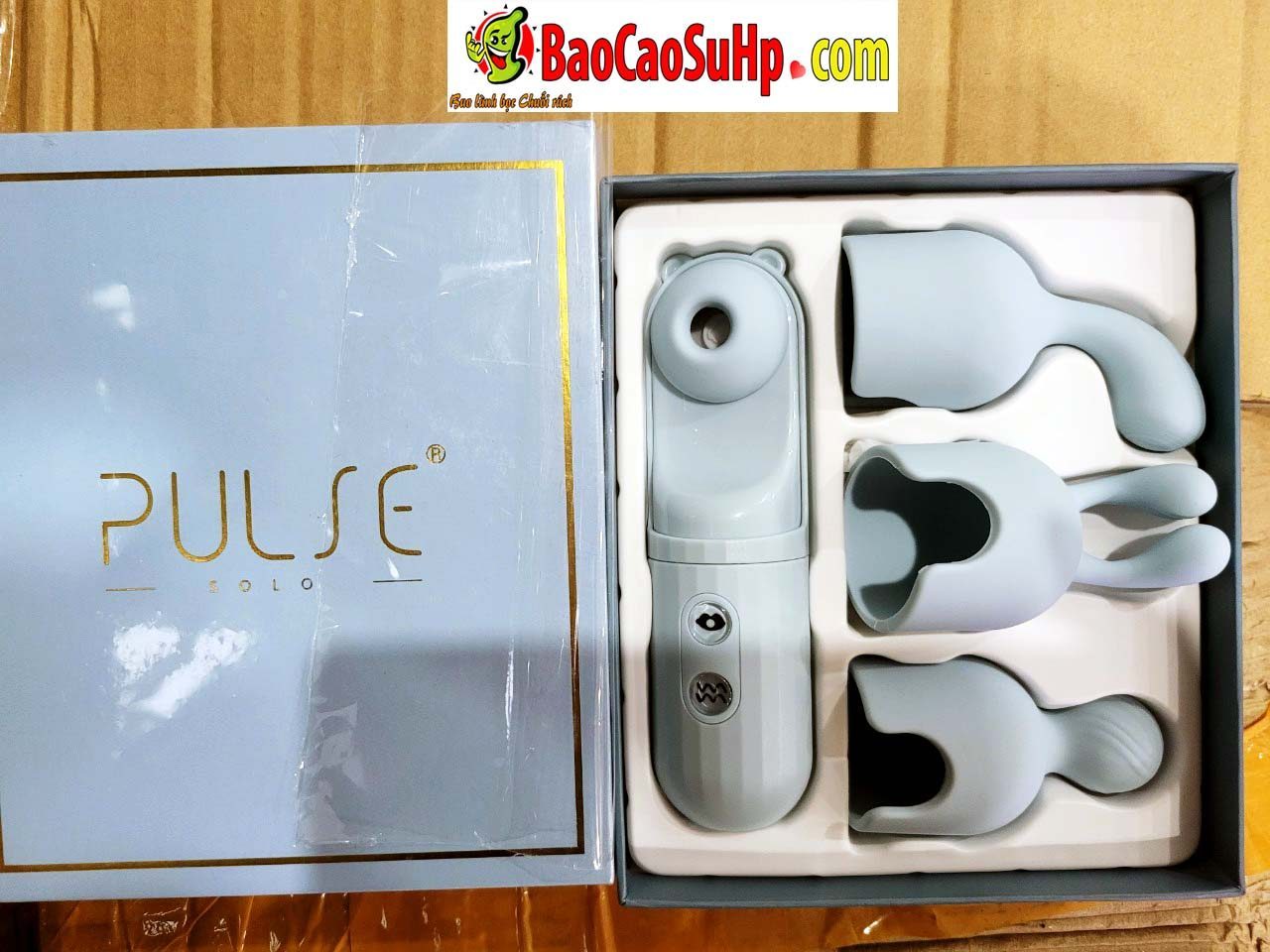 Sextoys Pure Solo Panda Cute B hút rung 3 đầu thay thế hàng đầu