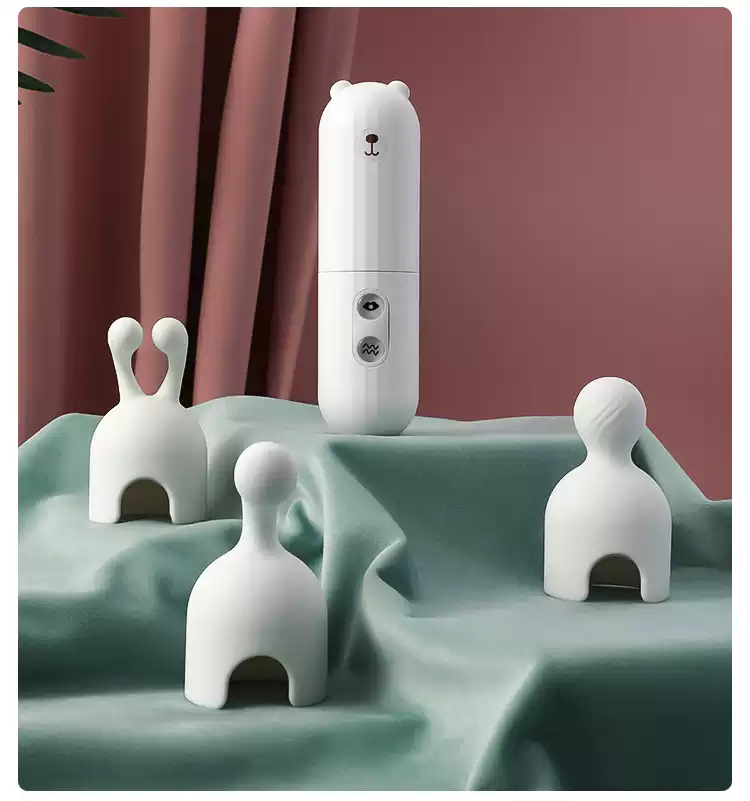 Sextoys Pure Solo Panda Cute B hút rung 3 đầu thay thế hàng đầu