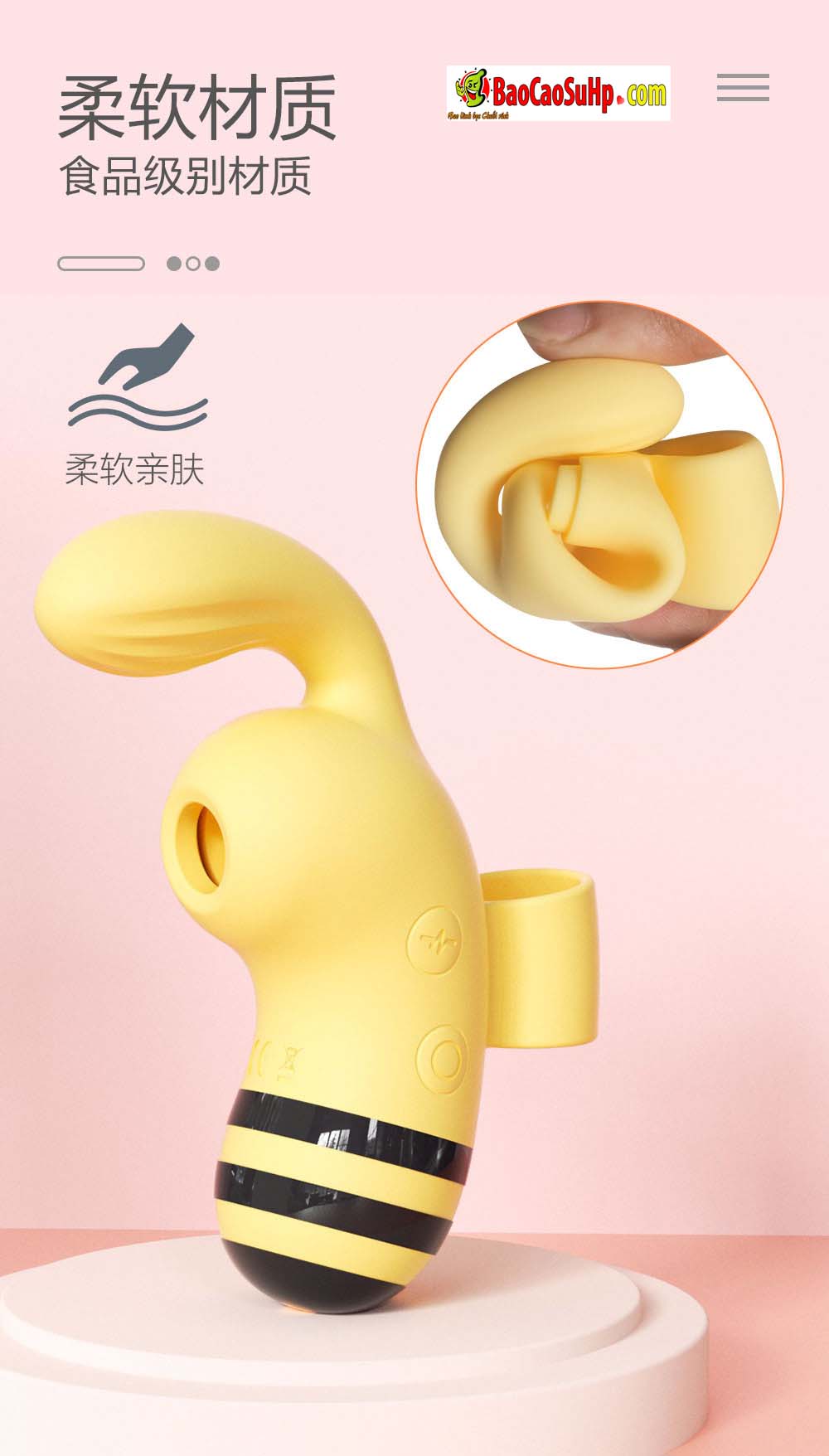 Ngón tay rung thổi điểm G ZZ46 Ong vàng Namiya siêu kích thích Ngón tay rung thổi điểm G ZZ46 Ong vàng Namiya siêu kích thích