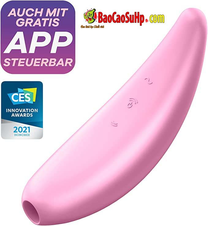 Máy Rung Satisfyer Curvy 3+ Điều Khiển App Kích Thích Xung Không Khí