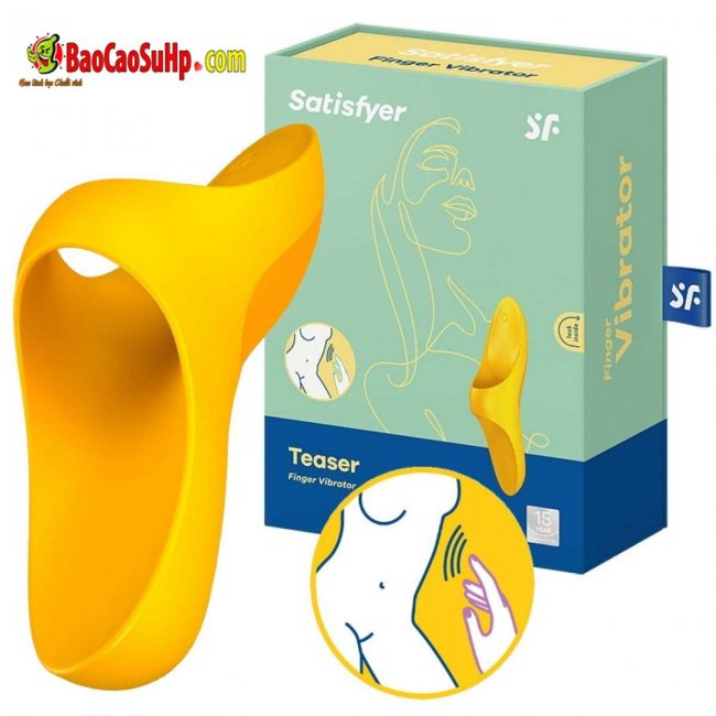 Sextoys ngón tay rung Satisfyer Teaser Finger Vibrator USA cao cấp 
