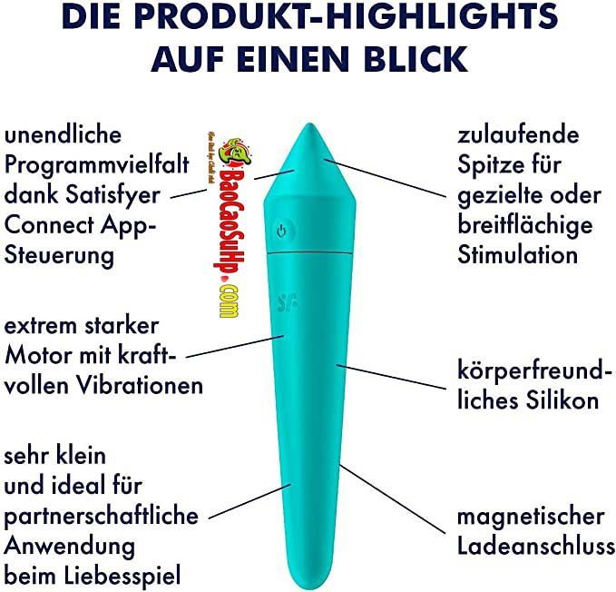 Que rung USA Satisfyer Ultra Power Bluetooth 8 chế độ rung mạnh