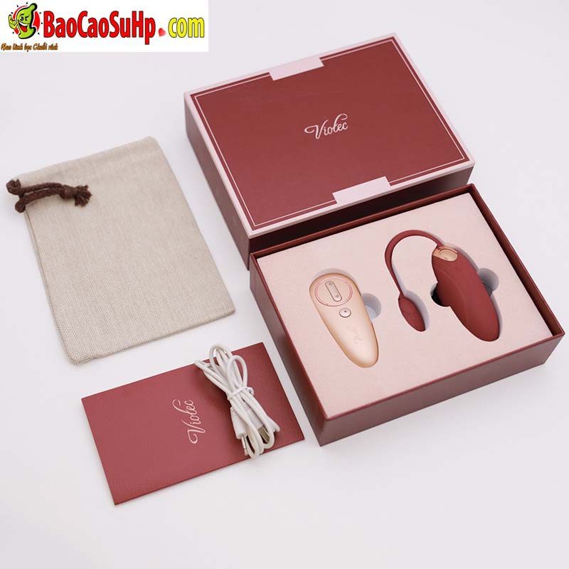 Trứng Rung Điều Khiển Từ Xa VIOTEC Violet Quà Tặng Tình Nhân Sang Trọng