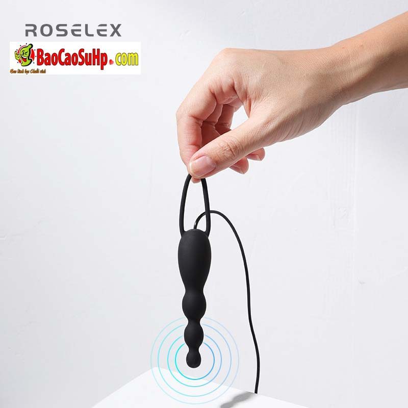 Kích thích hậu môn mềm mại ROSELEX Mini điều khiển đa nấc siêu kích thích