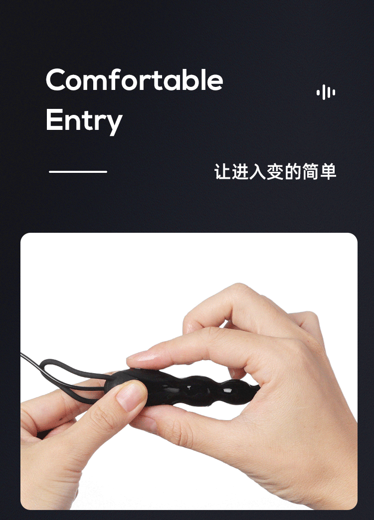 Kích thích hậu môn mềm mại ROSELEX Mini điều khiển đa nấc siêu kích thích