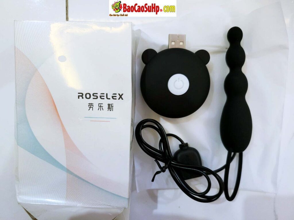 Kích thích hậu môn mềm mại ROSELEX Mini điều khiển đa nấc siêu kích thích
