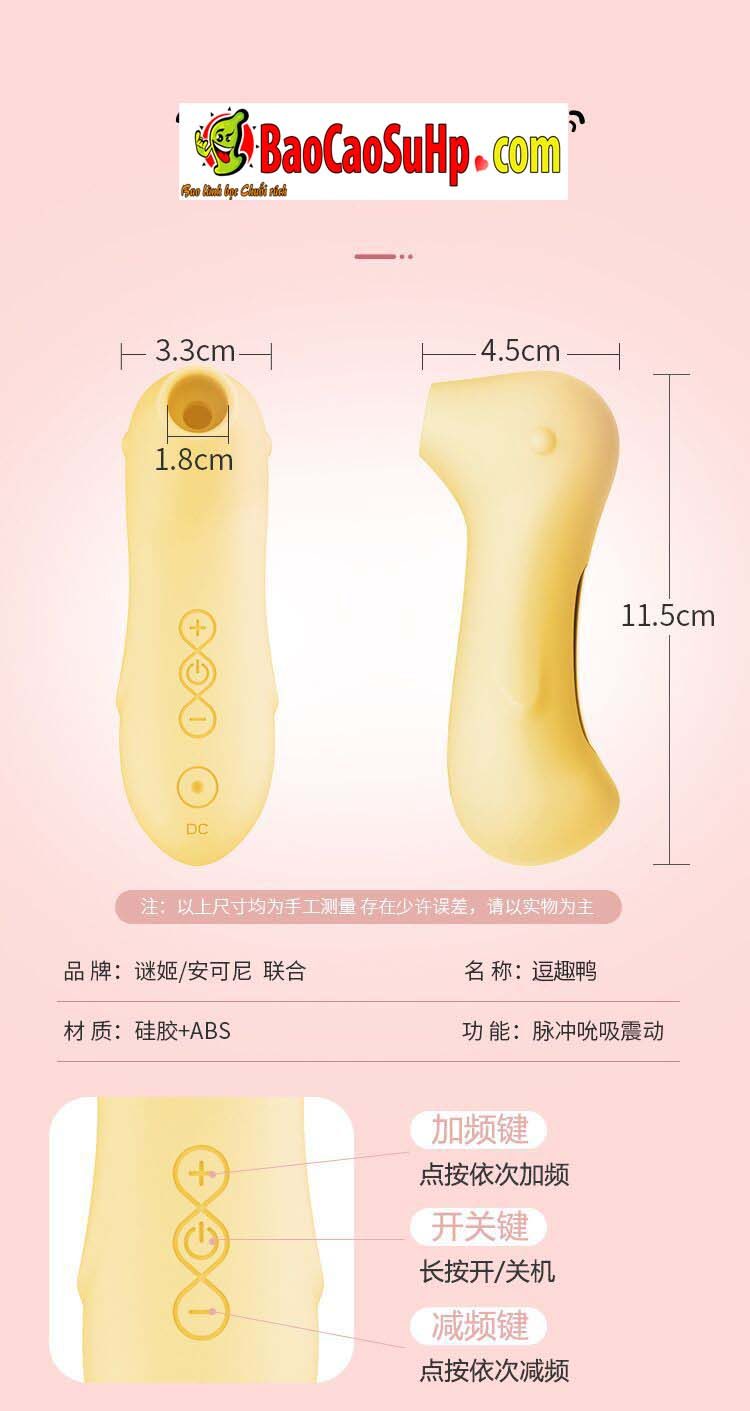 Máy rung hút thổi Funny Duck nhỏ gọn hiệu quả dễ dùng