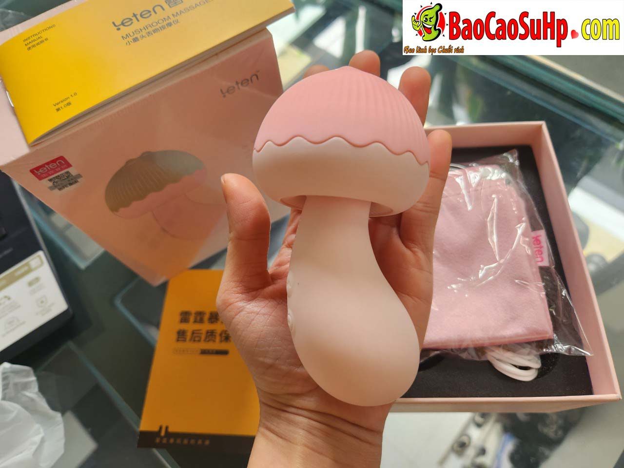 hinh chup may rung Leten pea mushroom 2 - Sextoys nấm kích thích đa chức năng Leten pea mushroom cao cấp