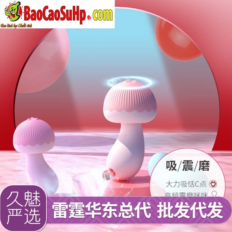 Sextoys nấm Leten pea mushroom cao cấp đa chức năng kích thích