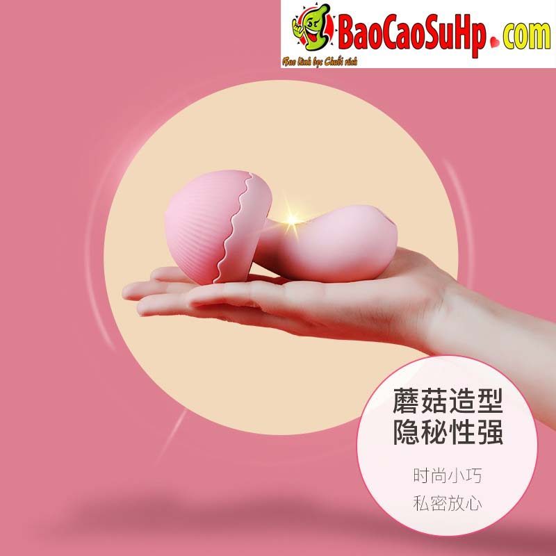 Sextoys nấm Leten pea mushroom cao cấp đa chức năng kích thích