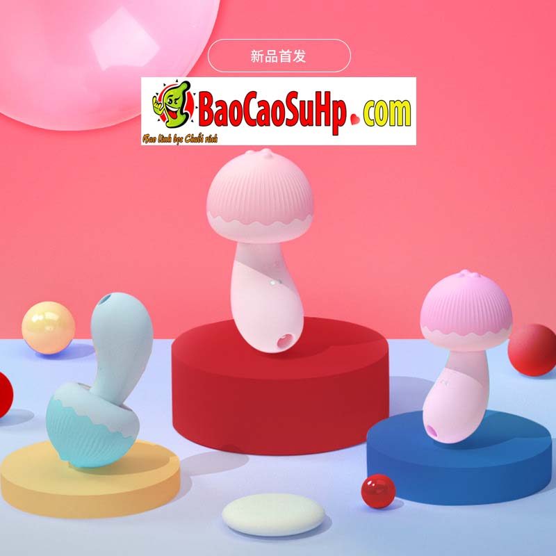 Sextoys nấm Leten pea mushroom cao cấp đa chức năng kích thích