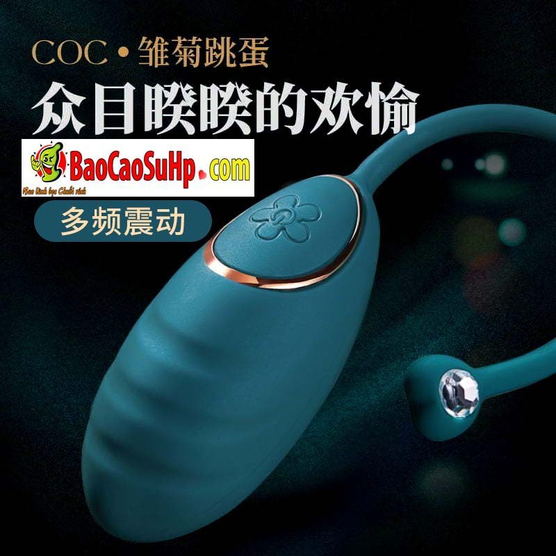 Trứng Rung Coc Daisy Không Dây Điều Khiển Từ Xa Cao Cấp