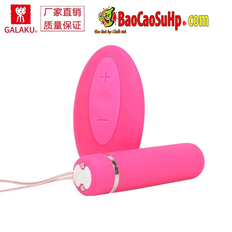 Trứng rung Galaku Purple điều khiển từ xa kích thích đa năng