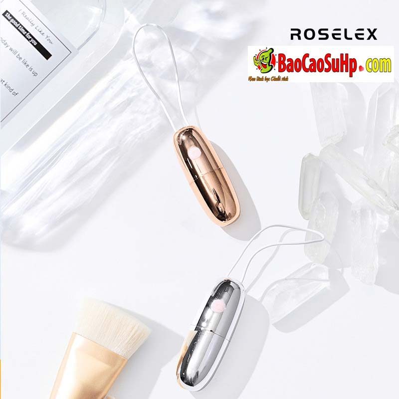 Trứng Rung ROSELEX Inox Hình Viên Đạn Kích Thích Tình Yêu