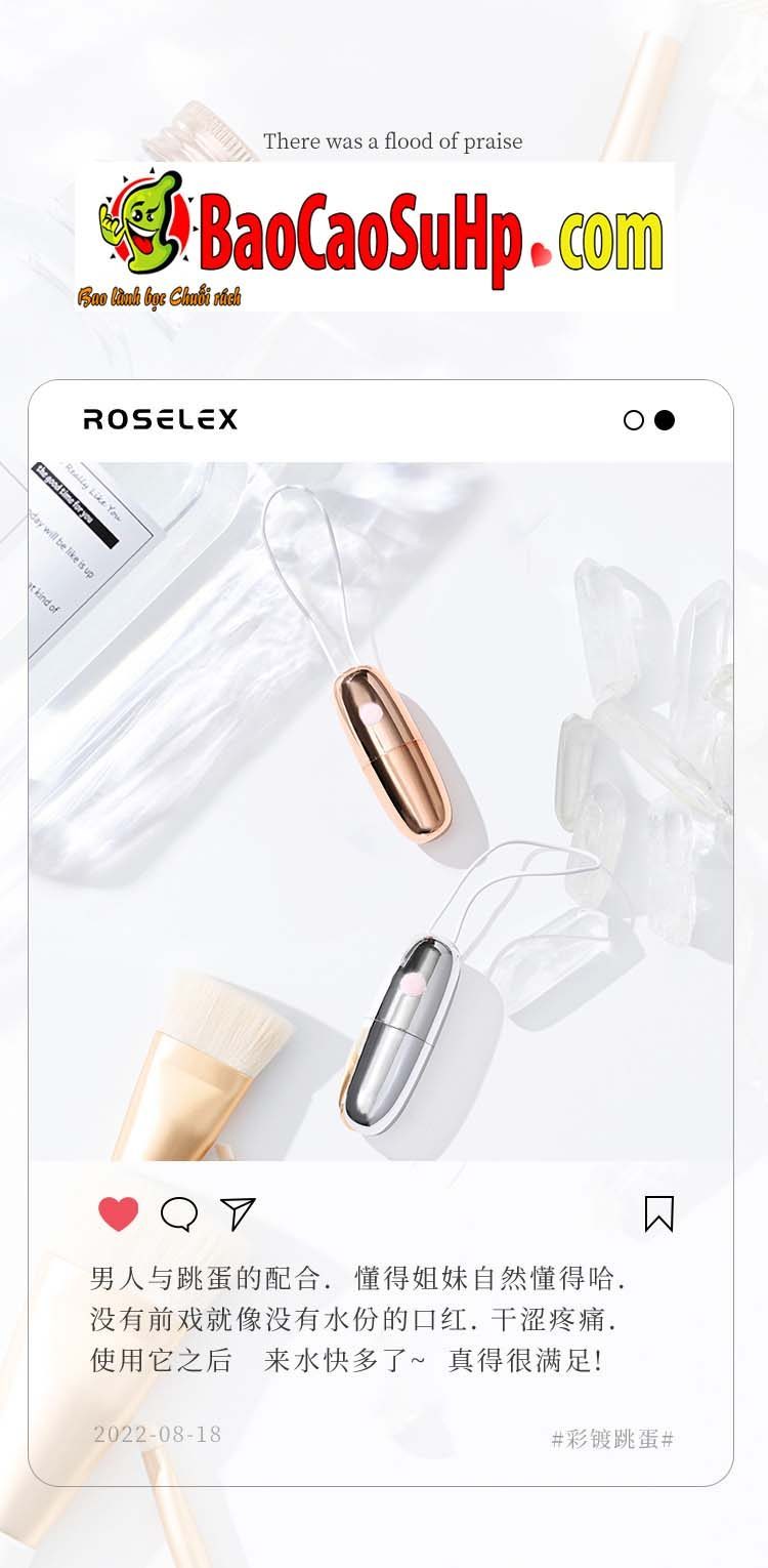 Trứng rung tình yêu Beene inox ROSELEX giá tốt Bền đẹp Trứng rung tình yêu Beene inox ROSELEX giá tốt Bền đẹp