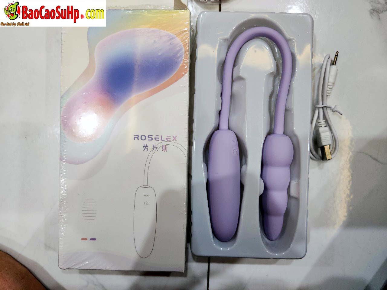 Trứng rung Roselex Lawless Roula 2 đầu đa năng kích thích