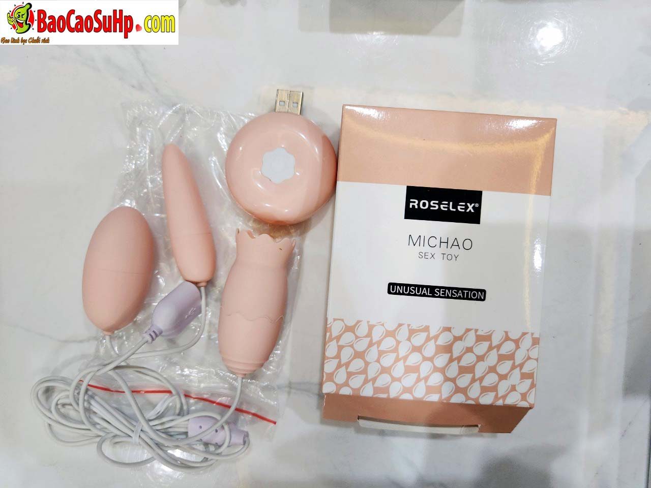 Trứng rung ROSELEX Honey 3 quả sạc USB lưỡi liếm đa năng giá tốt