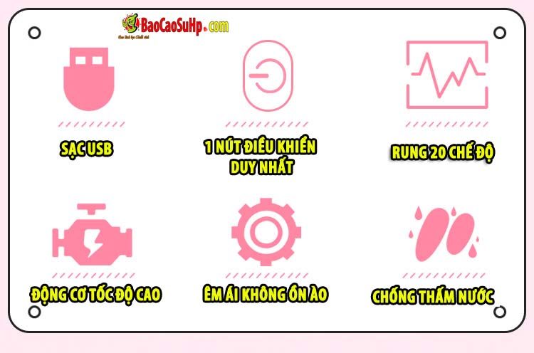 Trứng rung ROSELEX Helga 2 quả sạc USB điều khiển từ xa giá tốt