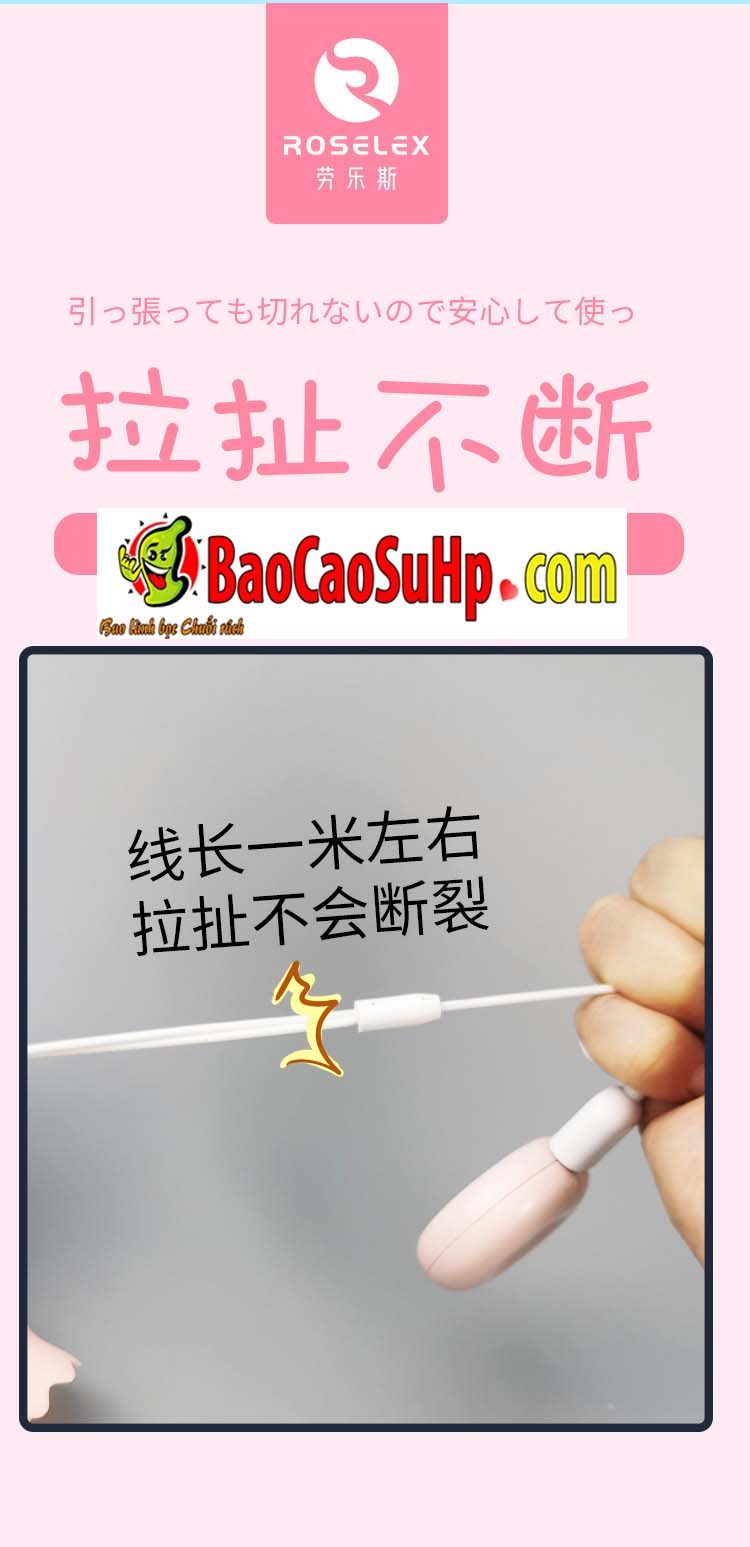 Trứng rung ROSELEX Helga 2 quả sạc USB điều khiển từ xa giá tốt