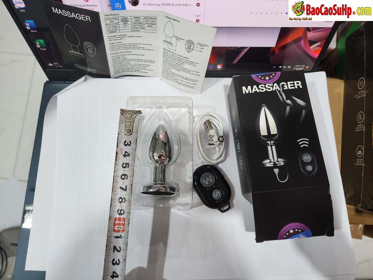Sextoys phích cắm hậu môn rung mạnh Vibrating Anal Plug Shina siêu kích thích