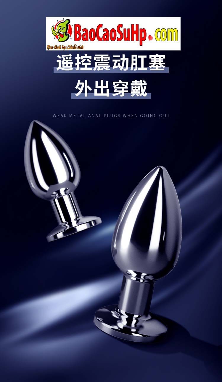 Phích cắm hậu môn rung cực mạnh Sextoys Vibrating Anal Plug Shina