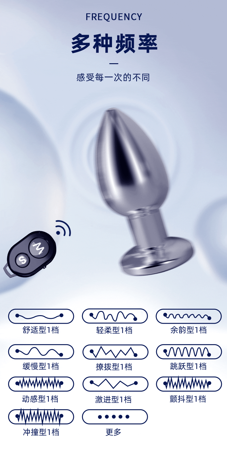 Phích cắm hậu môn rung cực mạnh Sextoys Vibrating Anal Plug Shina