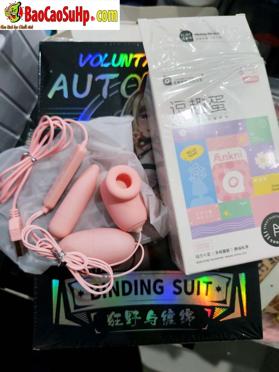 Trứng 3 quả Mizzzee Godiva rung liếm hút điều khiển cao cấp