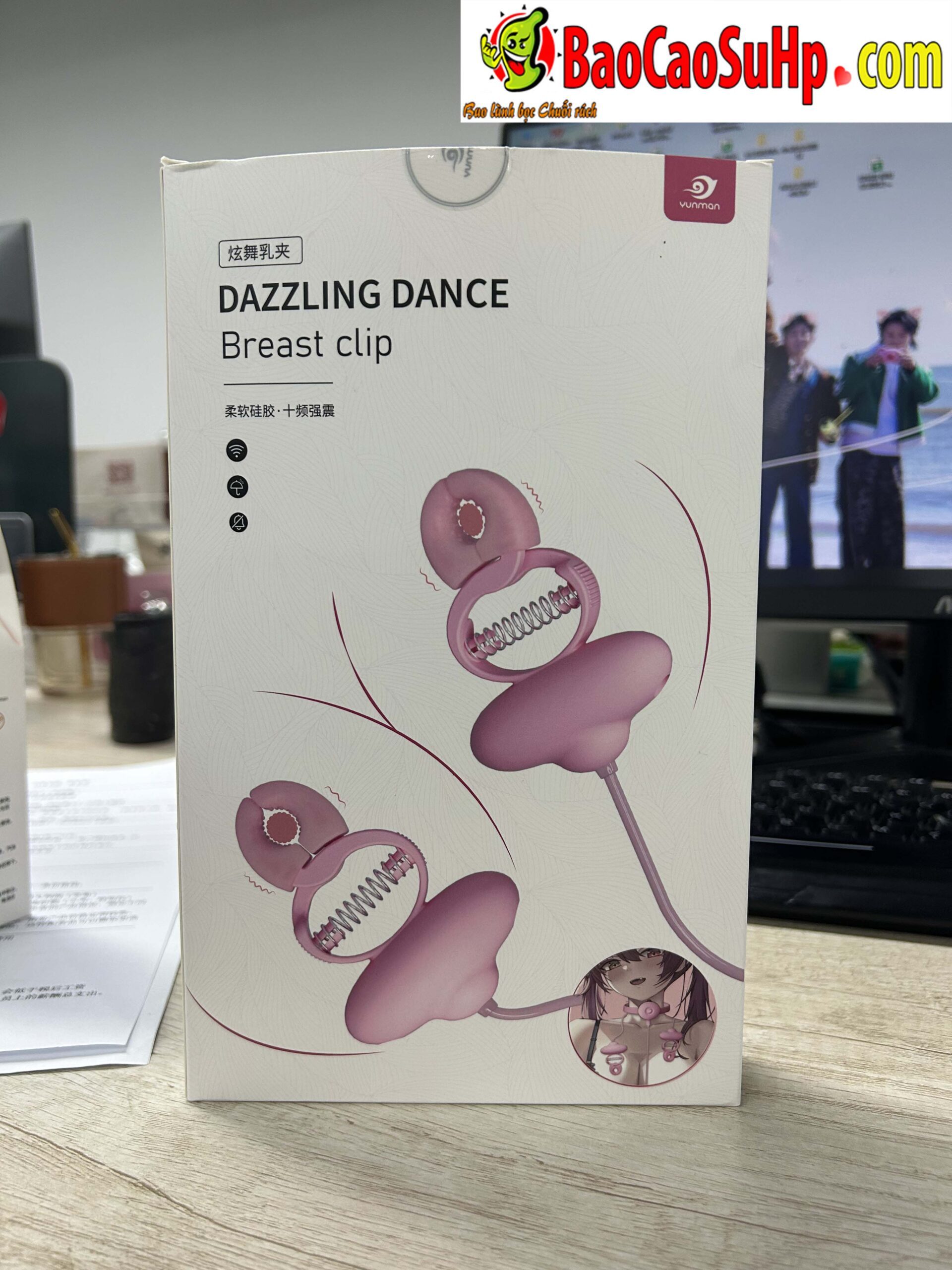 Bộ kẹp núm vú mizzzee mềm mại Dancing breast clip hấp dẫn