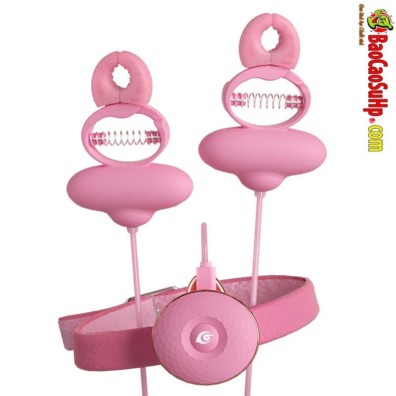 Mizzzee Pink Soft Nipple Clips with Remote Control