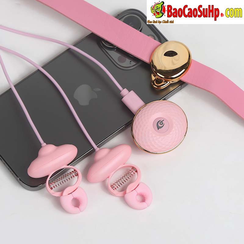 Kẹp Núm Vú Mềm Mại Mizzzee Khiển Vòng Cổ Kích Thích Quyến Rũ