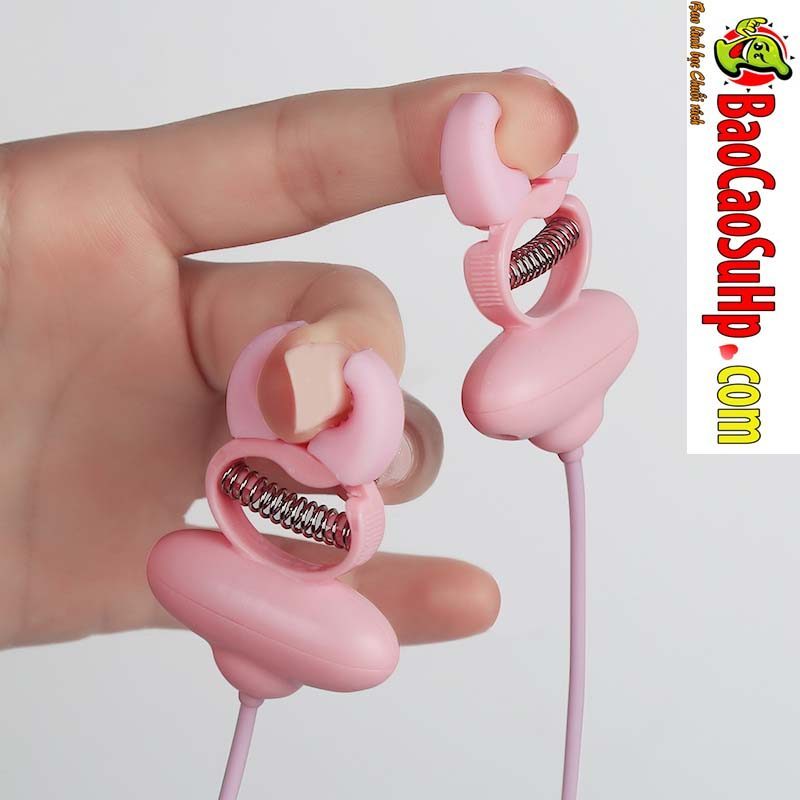 Bộ kẹp núm vú mềm mại Mizzzee vòng cổ điều khiển BDSM sang chảnh