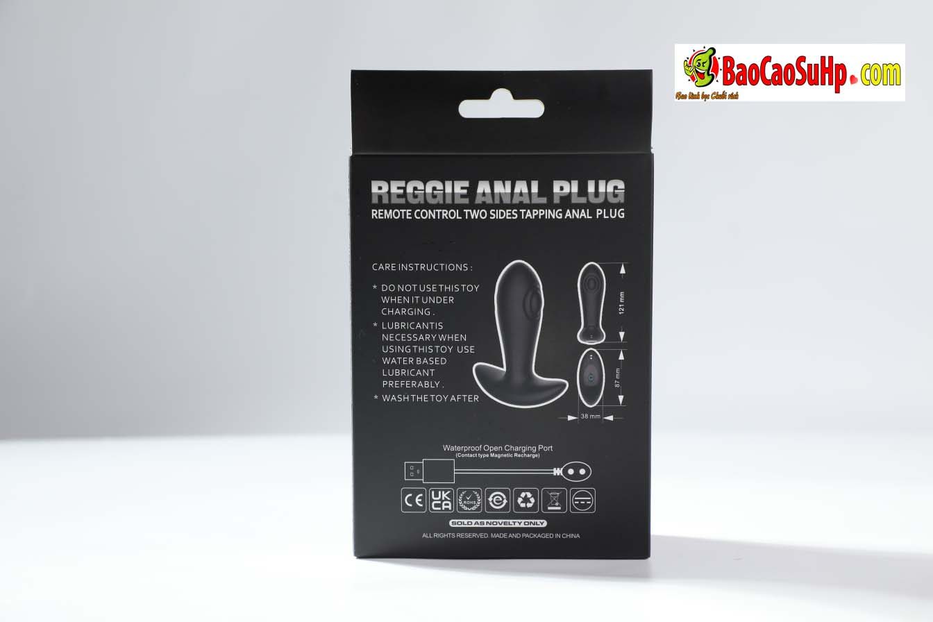 Phích Cắm Hậu Môn Âm Đạo Điều Khiển Từ Xa REGGIE Mizzzee Đa Chế Độ