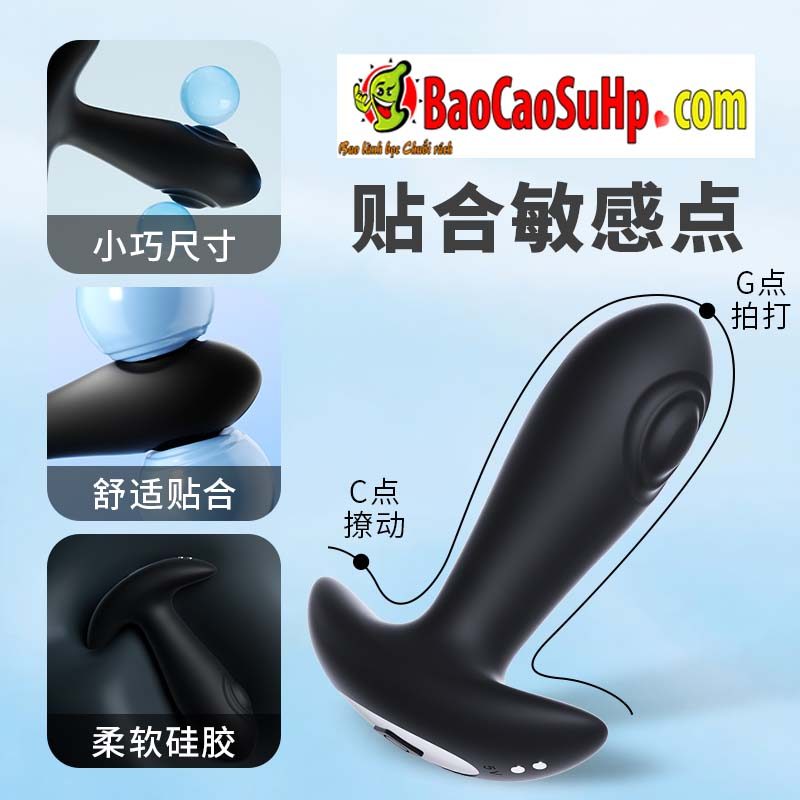 Phích Cắm Hậu Môn Điều Khiển Từ Xa Reggie Mizzzee Kích Thích