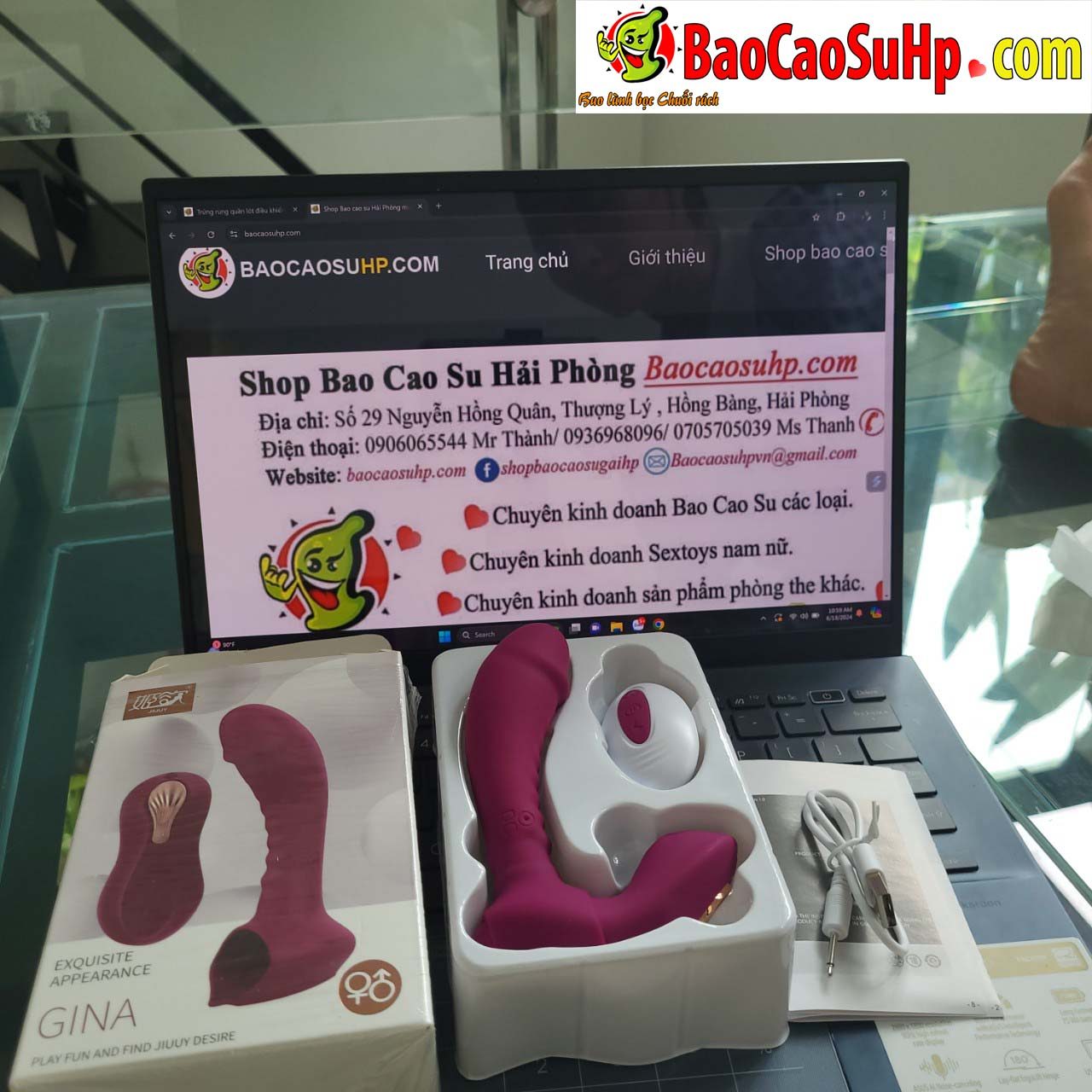 Trứng rung quần lót điều khiển từ xa Gina màu đỏ lãng mạn và mạnh mẽ