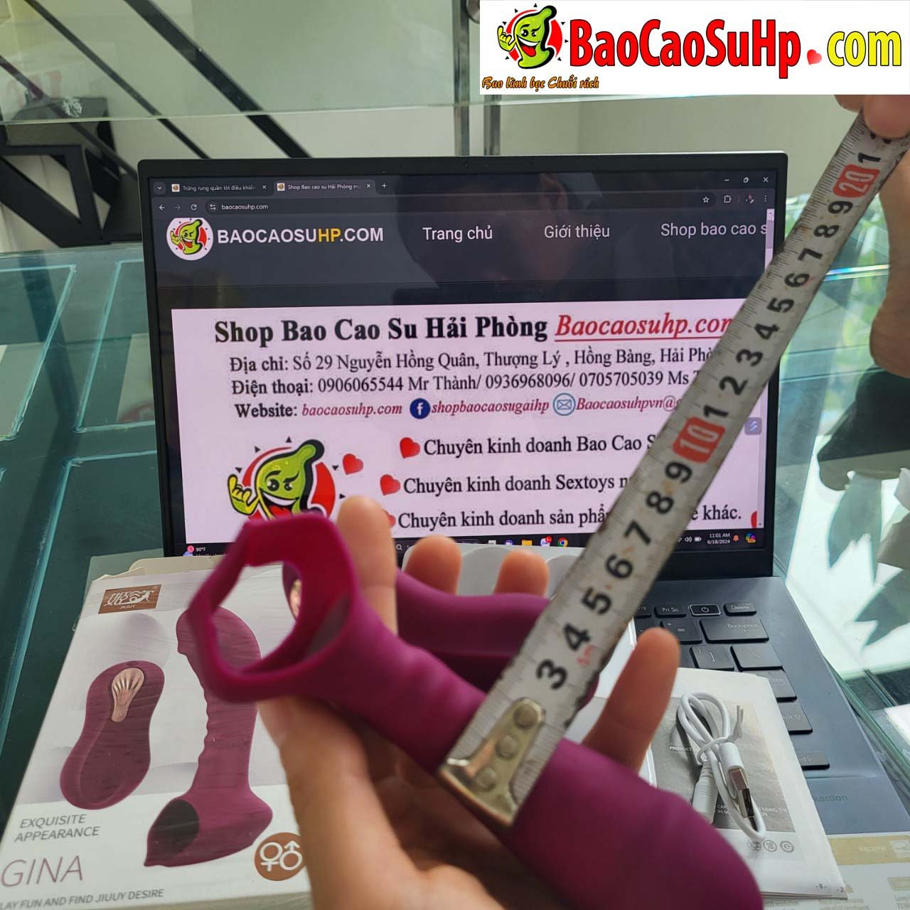 Trứng rung quần lót điều khiển từ xa Gina màu đỏ lãng mạn và mạnh mẽ