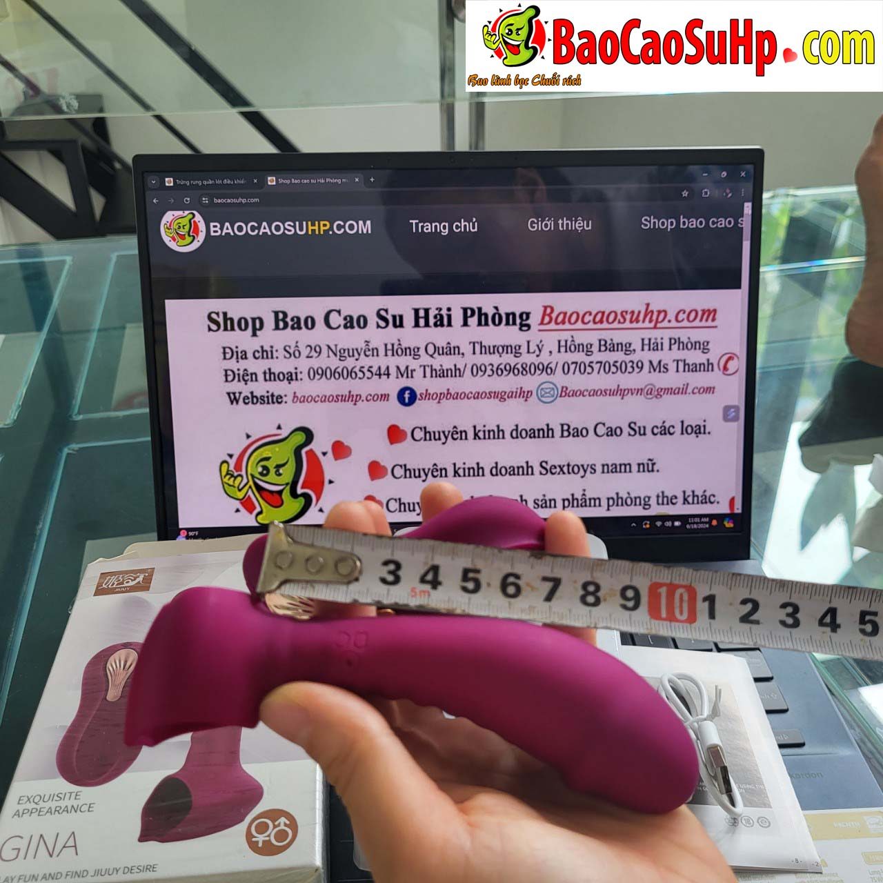 Trứng rung quần lót điều khiển từ xa Gina màu đỏ lãng mạn và mạnh mẽ