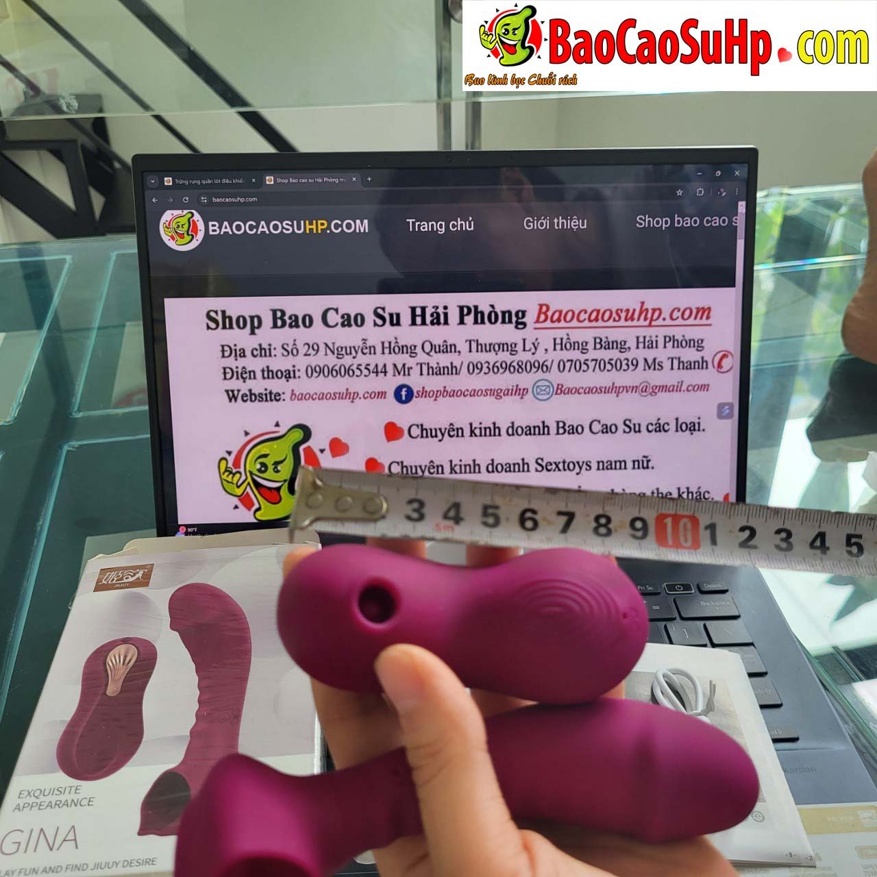 Trứng rung quần lót điều khiển từ xa Gina màu đỏ lãng mạn và mạnh mẽ