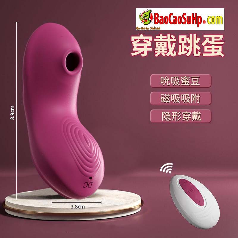 Trứng rung quần lót điều khiển từ xa Gina màu đỏ lãng mạn và mạnh mẽ