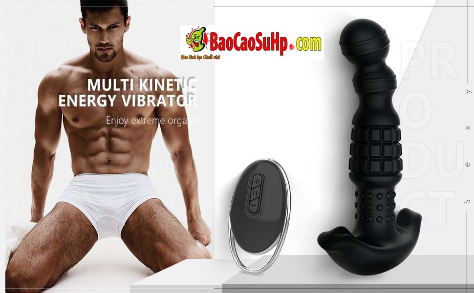 Máy massage tiền liệt tuyến nam Abake điều khiển không dây kích thích