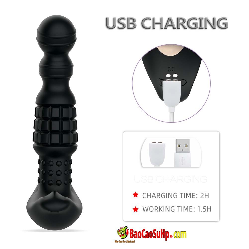 Máy massage tiền liệt tuyến nam Abake điều khiển không dây kích thích