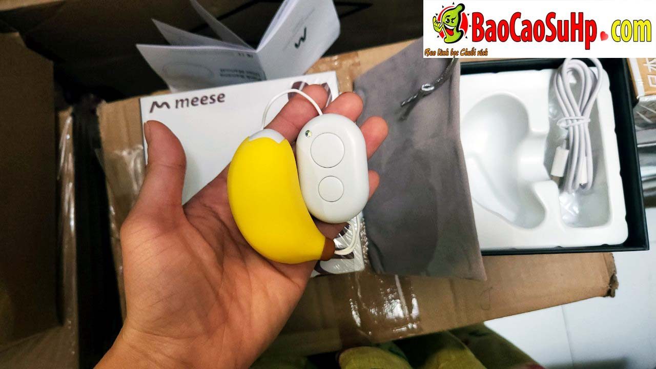 Trứng rung Miss Banana điều khiển từ xa siêu xinh cho bạn