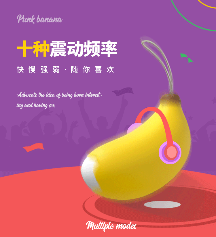 Trứng rung Miss Banana điều khiển từ xa siêu xinh cho bạn