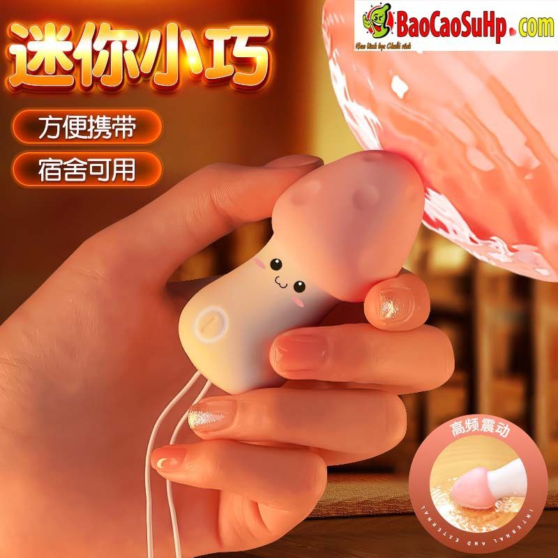 Trứng rung nấm lùn Jiuuy 07 chế độ điều khiển xa mạnh mẽ kích thích