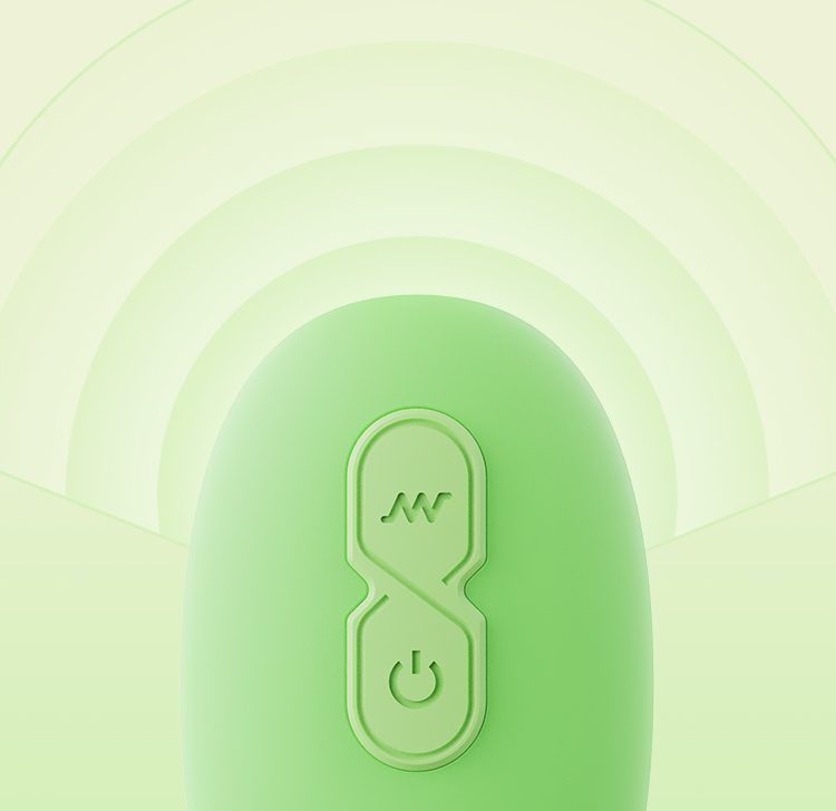 Trứng rung Mizzzee Green Bean điều khiển không dây kích thích