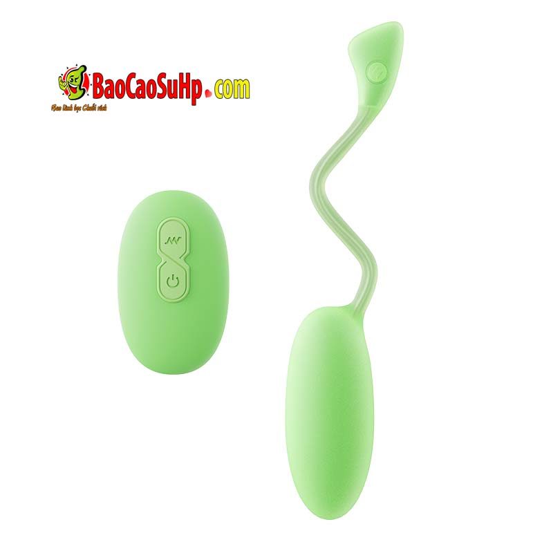 Trứng rung vô hình Mizzzee green bean điều khiển từ xa nhỏ gọn