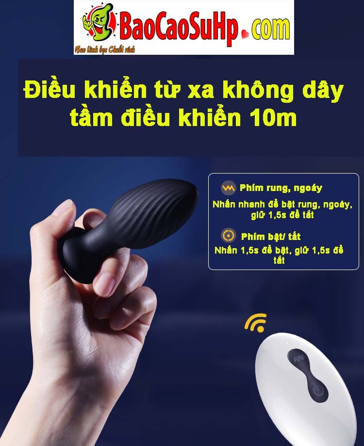 thut kich thich Mizzzee V3 Matilda 13 - Thụt kích thích đa chức năng Mizzzee V3 Matilda ngoáy 360 rung