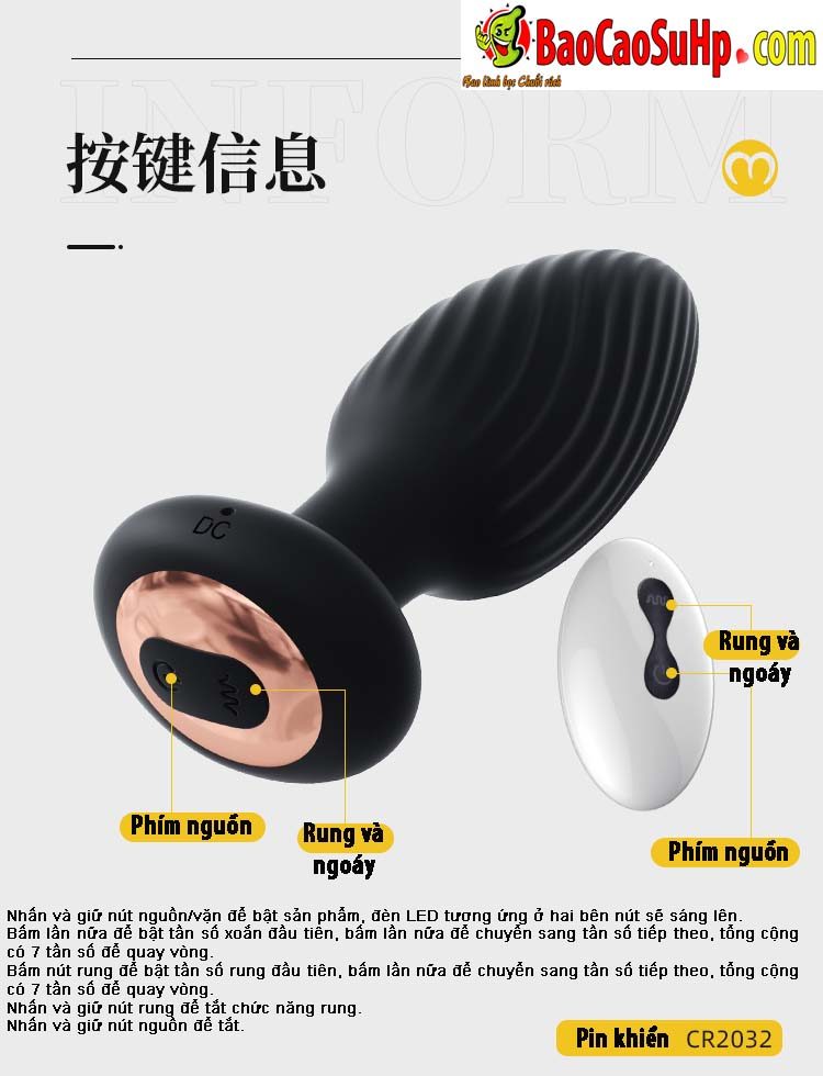 thut kich thich Mizzzee V3 Matilda 15 - Thụt kích thích đa chức năng Mizzzee V3 Matilda ngoáy 360 rung
