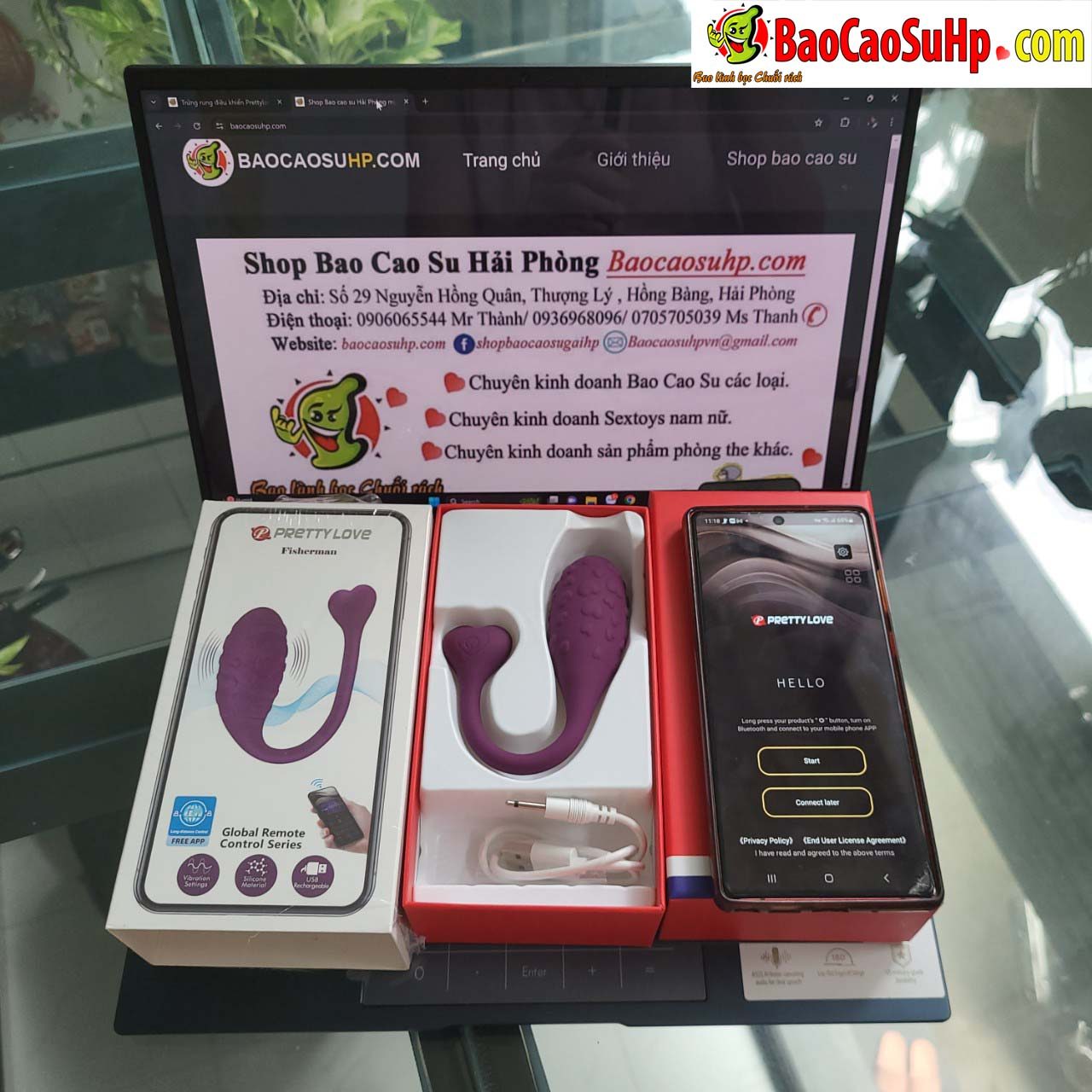 Trứng rung Prettylove APP Fisherman sần cao cấp điều khiển thông minh