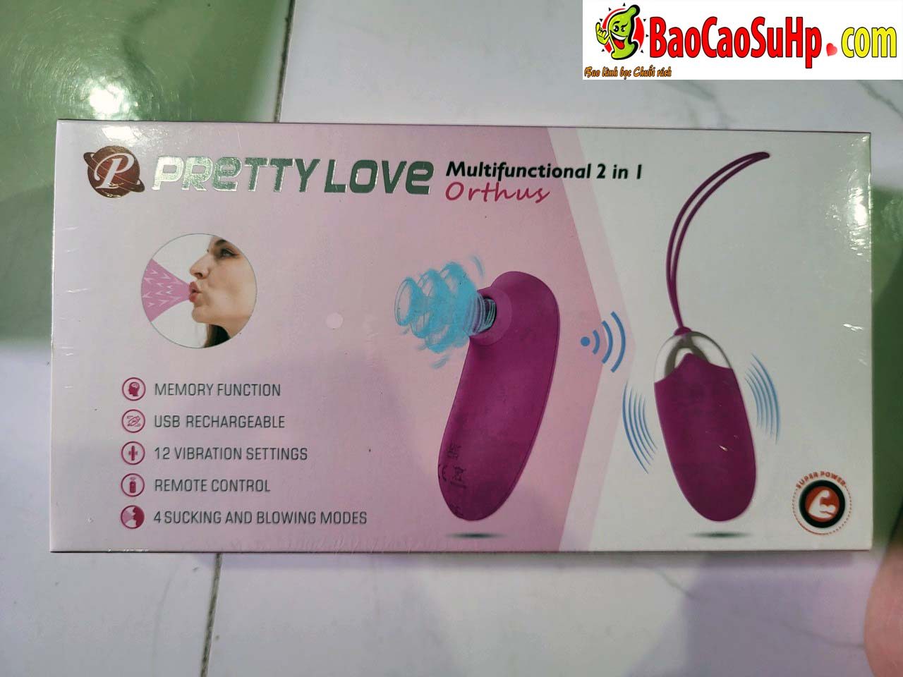 Bo trung rung hut Dieu Khien Tu Xa 2 qua Baile Prettylove Patilla Silicon Sac Cho Nu 14901W - Bộ trứng rung hút Điều Khiển Từ Xa 2 quả Baile Prettylove Orthusy Silicon Sạc Cho Nữ 14901W